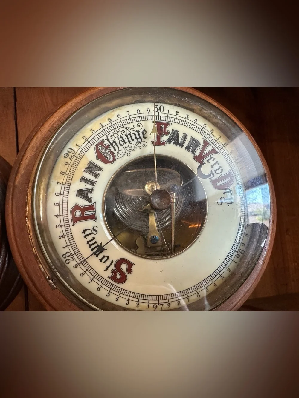 Antique Junghans Mantel Clock & Barometer, circa 1890's